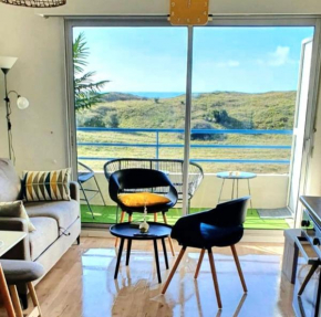 Appartement d'une chambre a Saint Jean de Monts a 100 m de la plage avec vue sur la mer terrasse amenagee et wifi
